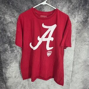 Alabama Crimson Tide T Shirt Mens XL Red‎ 289C Apparel Sports Football NCAA